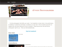 Tablet Screenshot of iowestphotographers.weebly.com