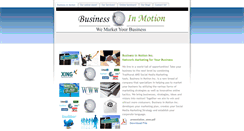 Desktop Screenshot of businessinmotion.weebly.com