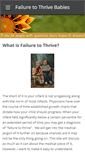 Mobile Screenshot of failuretothrivebabies.weebly.com