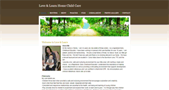 Desktop Screenshot of loveandlearnchildcare.weebly.com