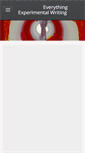 Mobile Screenshot of experimentalwriting.weebly.com