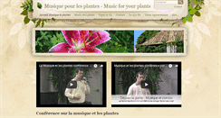 Desktop Screenshot of musique-pour-soigner-les-plantes.weebly.com