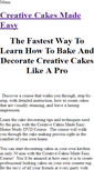 Mobile Screenshot of easycreativecakes.weebly.com