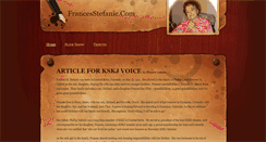 Desktop Screenshot of francesstefanic.weebly.com