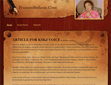 Tablet Screenshot of francesstefanic.weebly.com