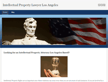 Tablet Screenshot of iplawyerlosangeles.weebly.com