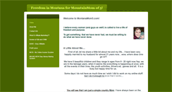 Desktop Screenshot of montanamom5.weebly.com