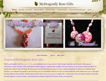 Tablet Screenshot of mydragonflyrosegifts.weebly.com