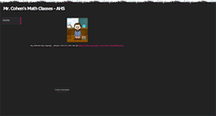 Desktop Screenshot of ahsmrcohen.weebly.com