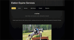 Desktop Screenshot of elationequineservices.weebly.com