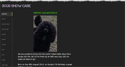 Desktop Screenshot of dogsshowcase.weebly.com