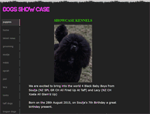 Tablet Screenshot of dogsshowcase.weebly.com