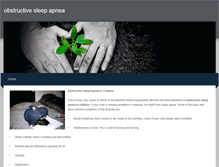 Tablet Screenshot of obstructivesleepapnea.weebly.com