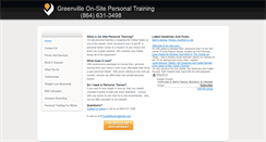 Desktop Screenshot of greenvillepersonaltrainer.weebly.com