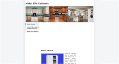 Desktop Screenshot of metalfilecabinets.weebly.com