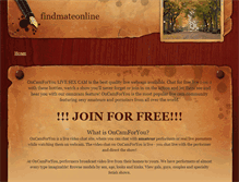 Tablet Screenshot of findmateonline.weebly.com