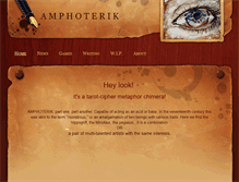 Tablet Screenshot of amphoterik.weebly.com