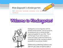 Tablet Screenshot of missgogowskiskindergarten.weebly.com