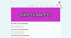 Desktop Screenshot of 6thgradeplum.weebly.com