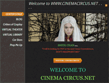 Tablet Screenshot of cinemacircus.weebly.com