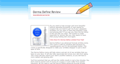 Desktop Screenshot of derma-define.weebly.com