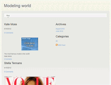 Tablet Screenshot of americanmodel.weebly.com
