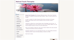 Desktop Screenshot of naturaltouchtherapies.weebly.com