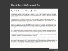 Tablet Screenshot of chronicbronchitistreatmenttips.weebly.com