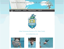 Tablet Screenshot of infantswimmingofstaugustine.weebly.com