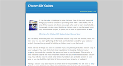 Desktop Screenshot of homemade-chicken-coop.weebly.com