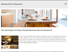 Tablet Screenshot of businessplanforrestaurant.weebly.com