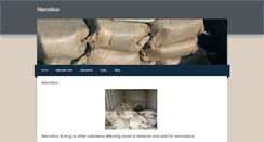 Desktop Screenshot of narcoticsarenotcool.weebly.com