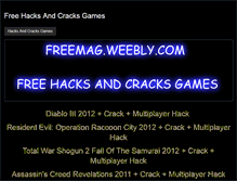 Tablet Screenshot of freemag.weebly.com