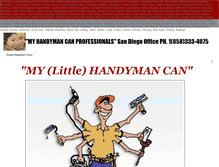 Tablet Screenshot of myhandymancan.weebly.com