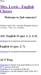 Mobile Screenshot of mrslewis-englishclasses.weebly.com