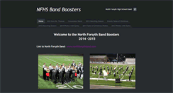 Desktop Screenshot of nfhsbandboosters.weebly.com