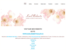 Tablet Screenshot of karlrobertshairsalon.weebly.com