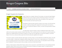 Tablet Screenshot of krogercouponssite.weebly.com
