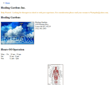 Tablet Screenshot of healinggardens.weebly.com