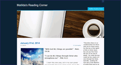 Desktop Screenshot of matildasreadingcorner.weebly.com