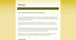 Desktop Screenshot of miyumi8.weebly.com