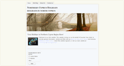 Desktop Screenshot of northerncyprusholidays.weebly.com