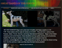 Tablet Screenshot of greatdanesofthecouch.weebly.com