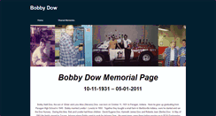 Desktop Screenshot of bobbydow.weebly.com