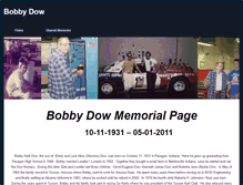 Tablet Screenshot of bobbydow.weebly.com