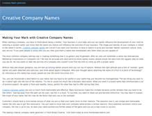 Tablet Screenshot of creativecompanynames.weebly.com