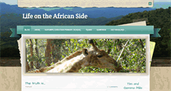 Desktop Screenshot of lifeontheafricanside.weebly.com