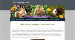 Desktop Screenshot of luxurypethomesandruns.weebly.com