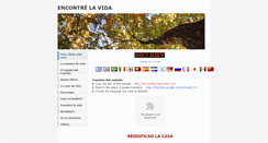 Desktop Screenshot of encontrelavida.weebly.com