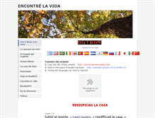 Tablet Screenshot of encontrelavida.weebly.com